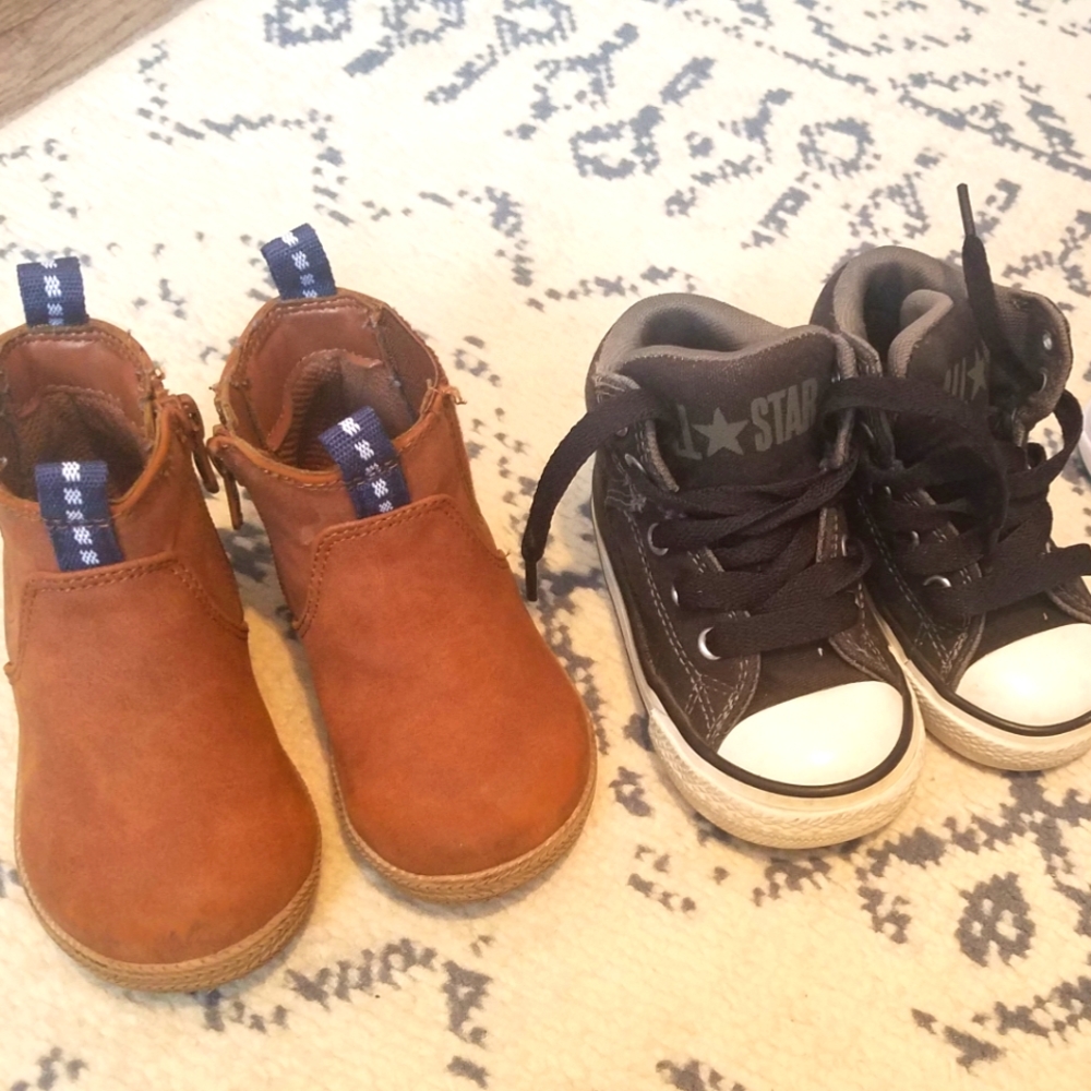 3 pair size 6 toddler boy shoes